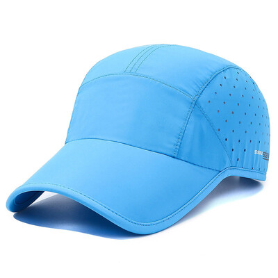 Kültéri sport Quick Dry vízálló, légáteresztő baseballsapka nyári férfiaknak női divatos állítható snapback vékony napvédő sapka