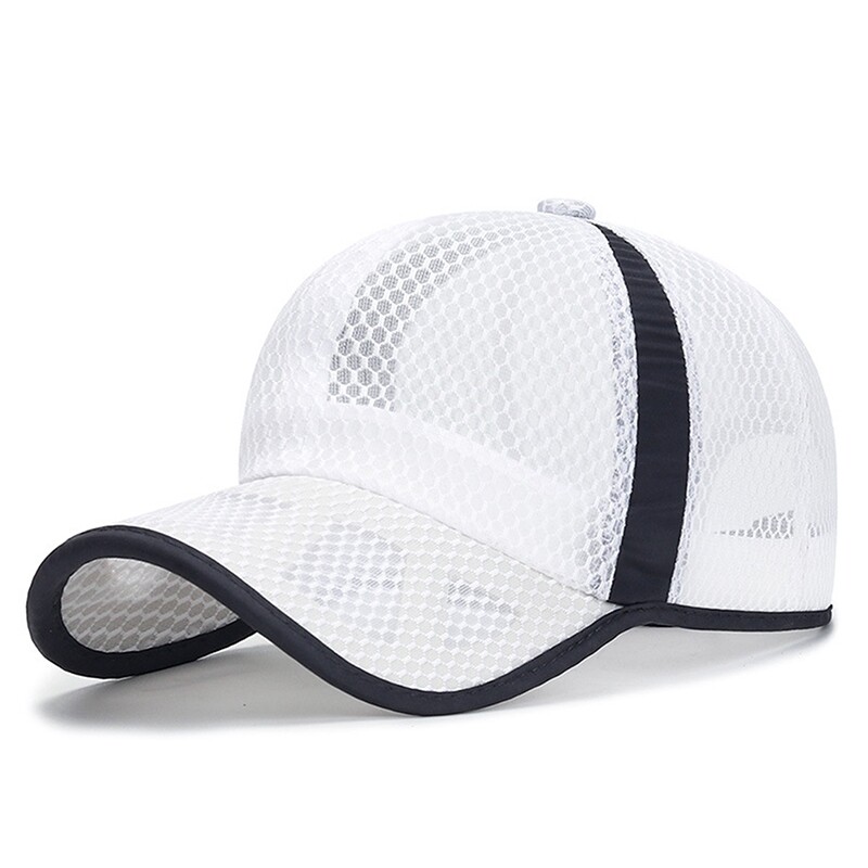 Бейзболна шапка за мъже, жени, спортна шапка, летен сенник, куха мрежа, дишаща шапка за спорт на открито, бягане, женска мъжка шапка за слънце Нова