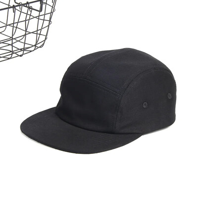Új mosott pamut 5 panel tiszta színű baseball sapka tervező sapka férfi Snapback sapkák csont gördeszka hip-hop női sapka