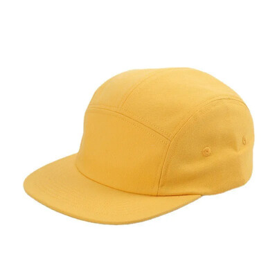 Új mosott pamut 5 panel tiszta színű baseball sapka tervező sapka férfi Snapback sapkák csont gördeszka hip-hop női sapka
