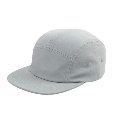 Új mosott pamut 5 panel tiszta színű baseball sapka tervező sapka férfi Snapback sapkák csont gördeszka hip-hop női sapka