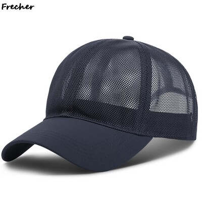 Teljes hálós futósapkák Légáteresztő hálósapka Nyári Férfi Női Kerékpározás Fitness Kazettás Kalap Szabadtéri Sport Snapback Kalapok