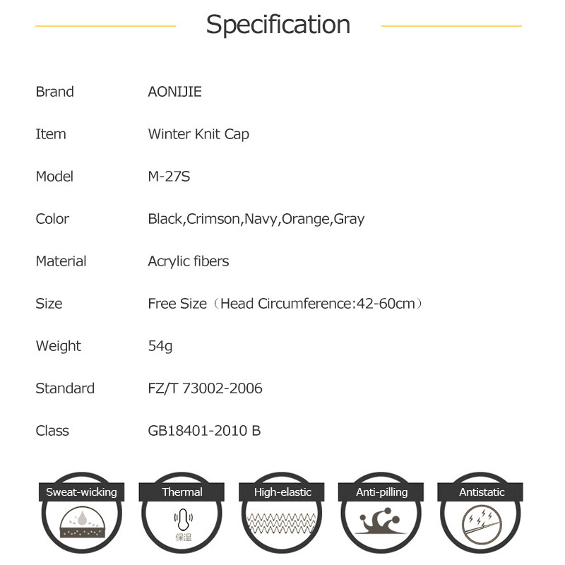 AONIJIE M25 Mehed Naised Talitermisport Slouchy mansettidega kootud nokamüts Koljumüts Maratoni jooksmiseks Reisimine Jalgrattasõiduks