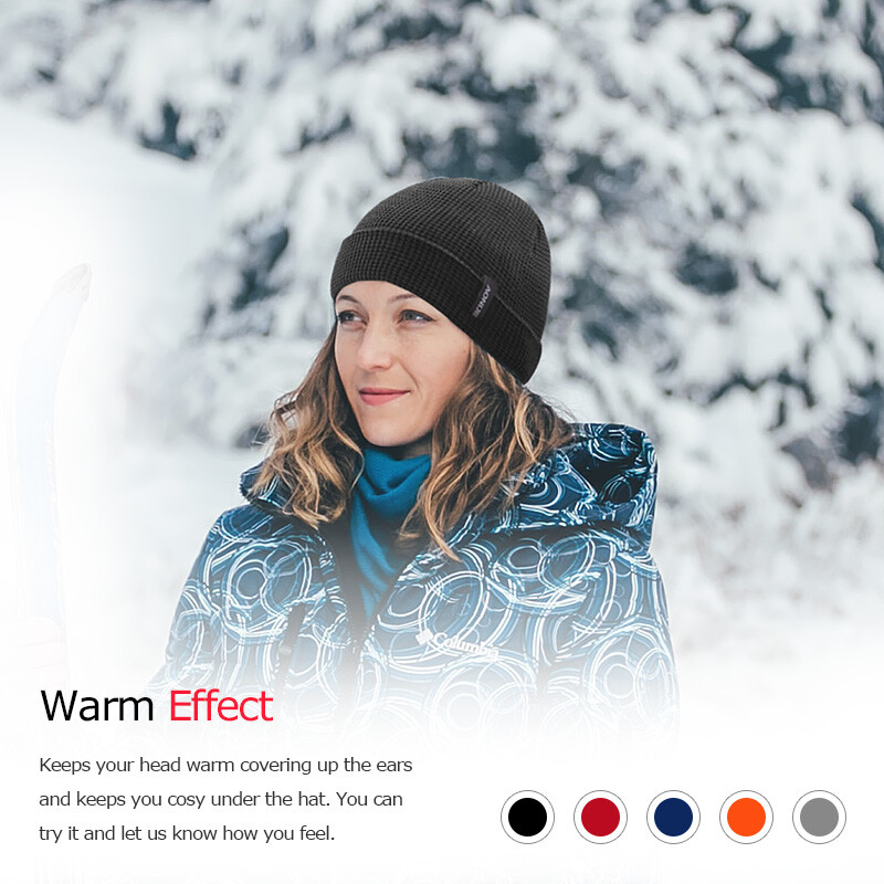 AONIJIE M25 Mehed Naised Talitermisport Slouchy mansettidega kootud nokamüts Koljumüts Maratoni jooksmiseks Reisimine Jalgrattasõiduks