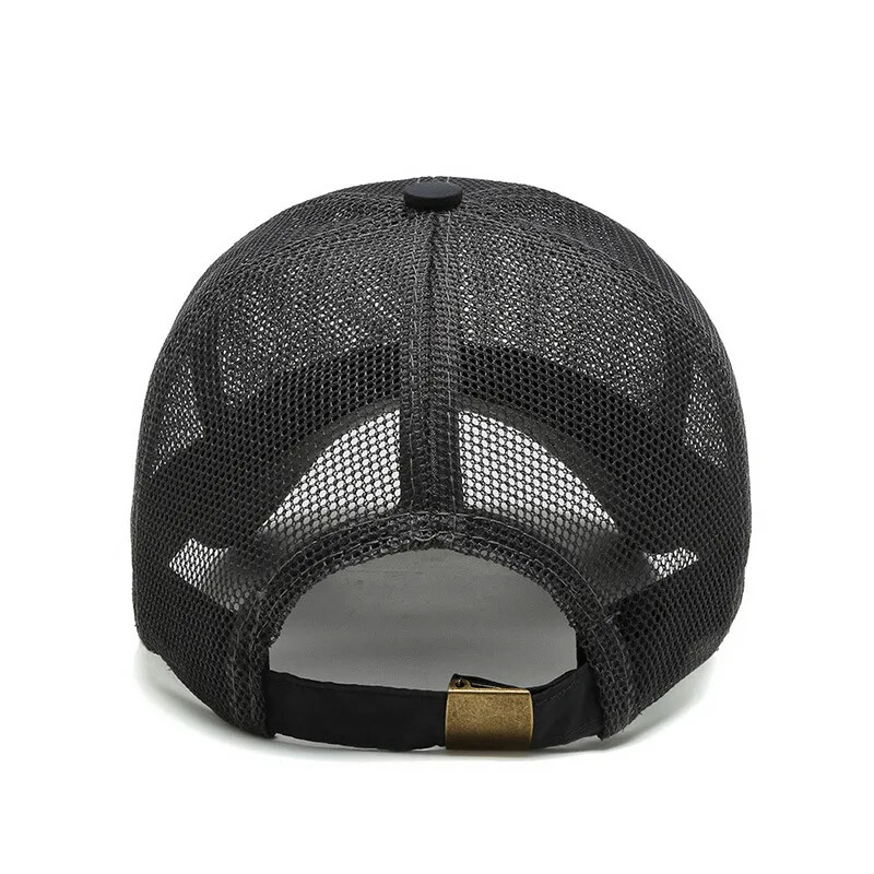 Suvine täisvõrgust pesapallimüts Unisex Trucker Cap Trucker Caps Meeste kalastusmüts Quick Dry Golf Running Müts Reguleeritav Snapback müts