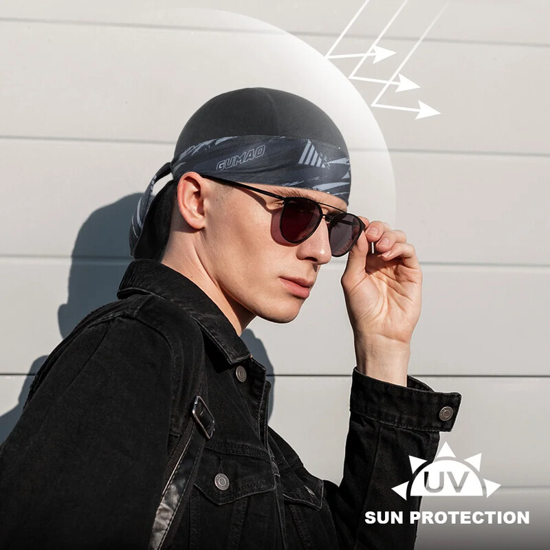 Suvine kiirkuivatav jooksumüts Sport Jalgratta nokamüts Piraatmüts Mehed Naiste Õue Jalgrattamatkad Beasball Peasall Bandana Mütsid