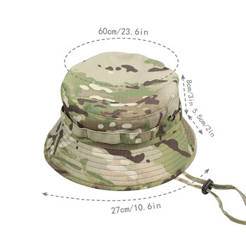 Καμουφλάζ Tactical Cap Boonie Καπέλο Camo Ανδρικά Αθλητικά Υπαίθρια Αθλητικά Κουβάς Ήλιου Καπέλα Ψάρεμα Καπέλα κυνηγιού πεζοπορίας