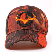 Férfi szabadtéri vadászat terepszínű dzsungel sapka 3D szarvasfej túrázás kazetta sapkák Camo baseball sapka horgászsapkák