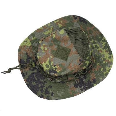 Új taktikai boonie sapka kültéri sport horgászat túra sapka vadászat túrázás kemping Camo napálló kalapok férfi fejfedők