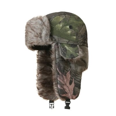 Pălării de camuflaj pentru ciclism Trapper Aviator Trooper Protecție urechi Pălărie rusească Ushanka Încălzitor de iarnă Căciuli de schi Căciulă de bombardier