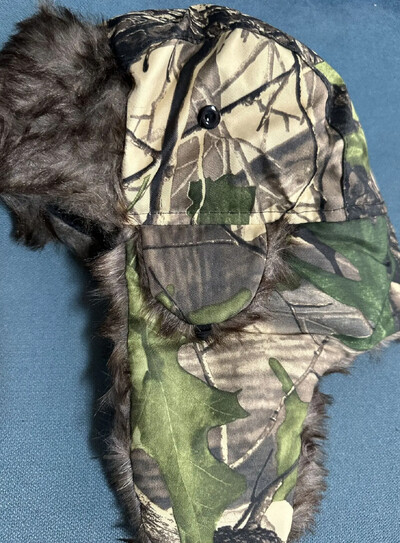 Terepszínű kerékpáros kalapok Trapper Aviator Trooper Fülvédő Orosz Ushanka Kalap Téli Melegítő Sísapkák Earflap Bomber Hat