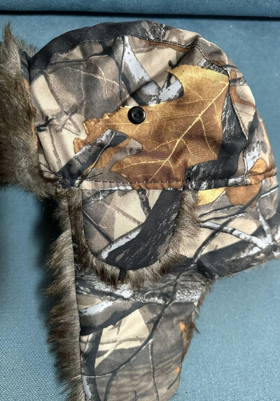 Terepszínű kerékpáros kalapok Trapper Aviator Trooper Fülvédő Orosz Ushanka Kalap Téli Melegítő Sísapkák Earflap Bomber Hat