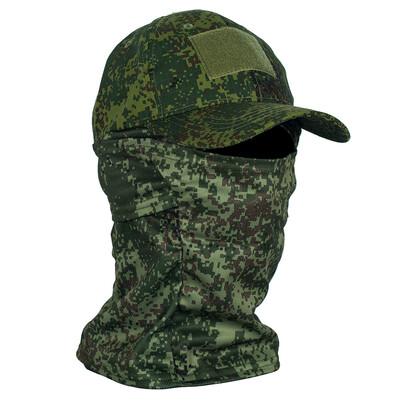 Mască tactică de camuflaj, pălărie, șapcă de baseball, șapcă, șapcă militară, unisex, hip hop, tricotată, șapcă elastică în aer liber