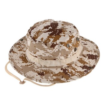 Καπέλο Boonie Outdoor Wide Brim Sun Protect Καπέλο Κλασικό US Combat Army Style Bush Jungle Sun Cap for Fishing Hunting Camping Unisex