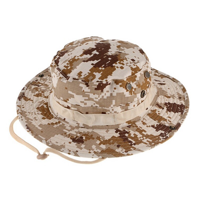 Boonie Hat Outdoor Wide Brim Sun Protection Hat Classic US Combat Army Style Bush Jungle Sun Cap за риболов, лов, къмпинг, унисекс