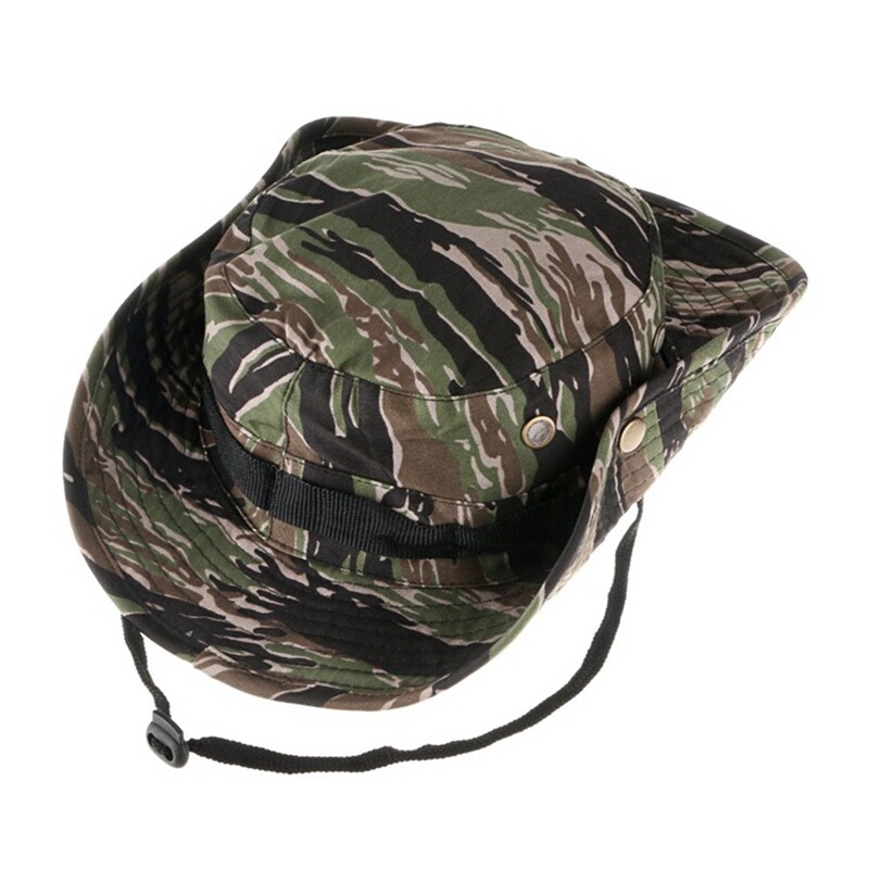 Boonie Hat Outdoor Wide Brim Sun Protection Hat Classic US Combat Army Style Bush Jungle Sun Cap за риболов, лов, къмпинг, унисекс