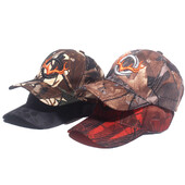 Új Camo baseballsapka horgászsapkák férfi kültéri vadászat terepszínű dzsungelsapka 3D jávorszarvas fej túra kazetta sapkák