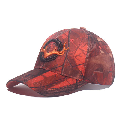 Új Camo baseballsapka horgászsapkák férfi kültéri vadászat terepszínű dzsungelsapka 3D jávorszarvas fej túra kazetta sapkák