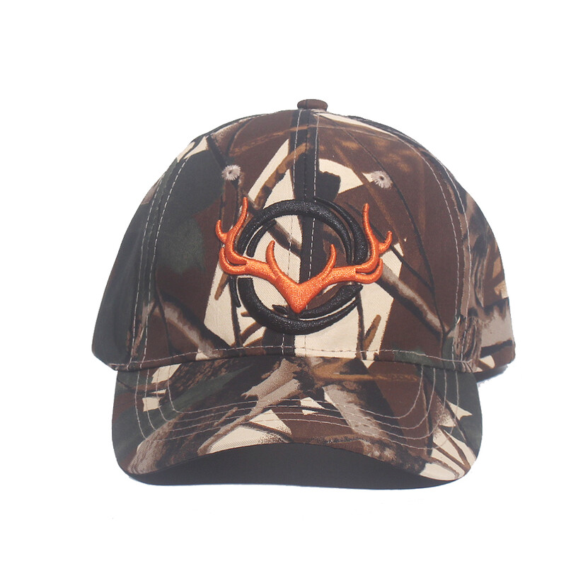 Нова камуфлажна бейзболна шапка Риболовни шапки Мъжки лов на открито Камуфлажна шапка в джунглата 3D Елк Глава на елен Туристически каскетни шапки