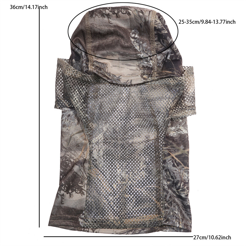 Камуфлажна шапка Балаклава Колоездене Цяла маска Спорт на открито Лов Туризъм Ски маска мотоциклет Вътрешна капачка за каска ﻿