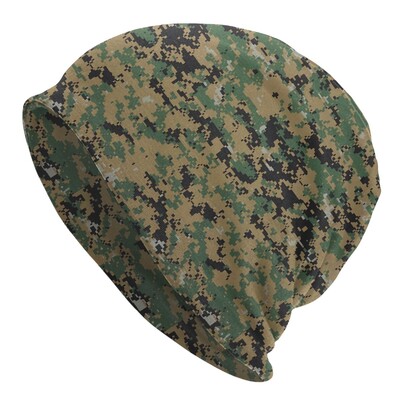 MARPAT Camouflage Camouflage Cap Мъже Жени Paragraph Beanie Warm Fashion Hundred Take Ins Pullover Slouch Hiphop Thin Unisex