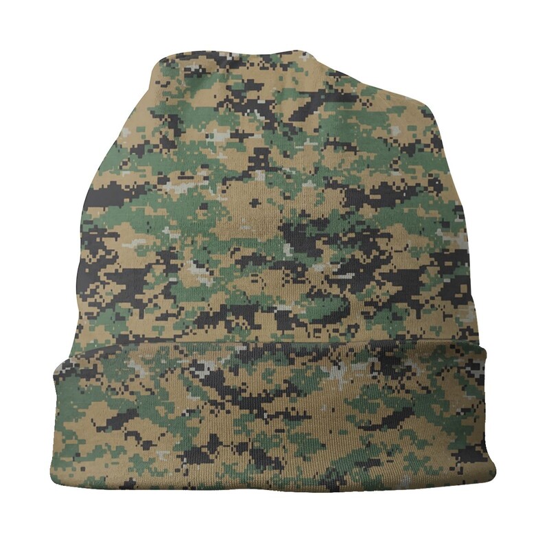 MARPAT Kamuflaaž kamuflaaž müts Mehed Naised Lõik Beanie Soe mood Sada Take Ins Pullover Slouch Hiphop Õhuke Unisex