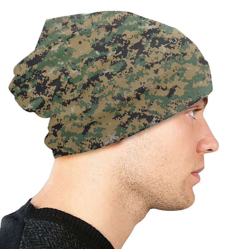 MARPAT Kamuflaaž kamuflaaž müts Mehed Naised Lõik Beanie Soe mood Sada Take Ins Pullover Slouch Hiphop Õhuke Unisex