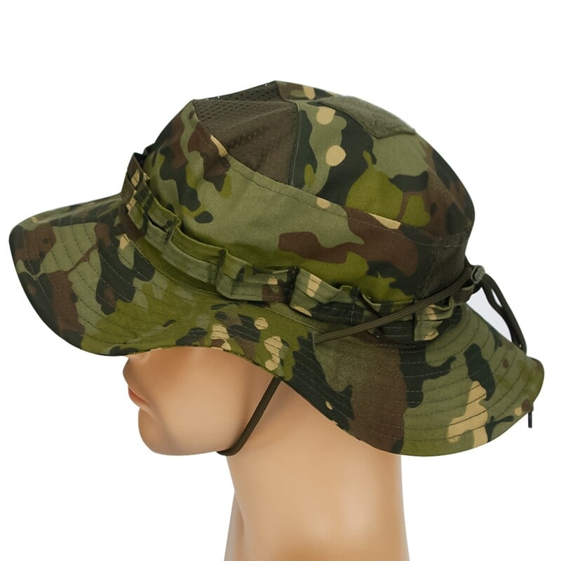 Kamufliažinė Boonie kepurė plataus krašto kibiro skrybėlė vyrams lauke sportinė žvejyba Žygiai Medžioklė Skrybėlė nuo saulės Sulankstoma minkšta kepurė