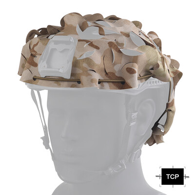 SINAIRSOFT Tactical lengvas lazeriu pjaustytas FAST šalmo dangtelis 3D kamufliažinis šalmo audinio dangtelis, skirtas kepurėms medžioti Airsoft šalmas