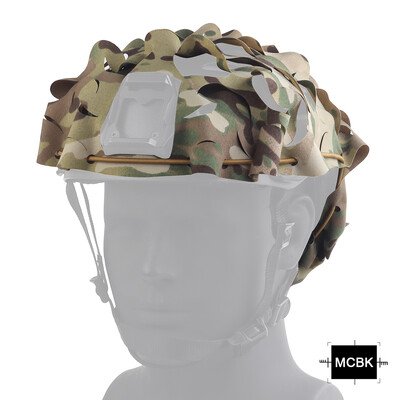 SINAIRSOFT Tactical lengvas lazeriu pjaustytas FAST šalmo dangtelis 3D kamufliažinis šalmo audinio dangtelis, skirtas kepurėms medžioti Airsoft šalmas