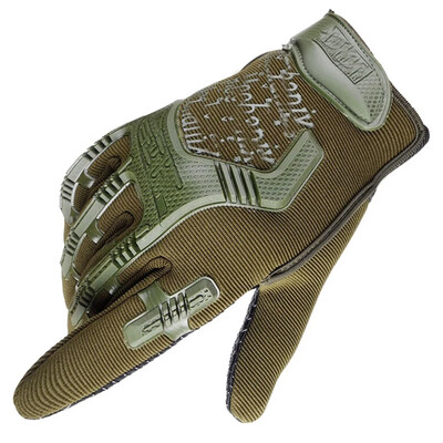 Тактически ръкавици Половин пръст Пейнтбол Airsoft Shot Combat Anti-Skid Men Bicycle Full Finger Gloves Защитна екипировка