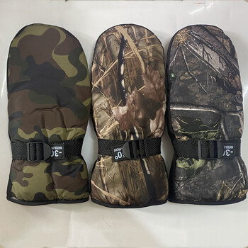 Tactical Mitten Gloves Winter Camo Gloves Υπαίθριο Κυνήγι Γάντια Καμουφλάζ χειμώνα