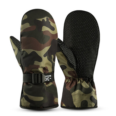 Taktinės kumštinės pirštinės žieminės Camo pirštinės lauko medžioklės kamufliažinės pirštinės žiemai