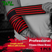 1 ΤΕΜ. 100cm Long Wrap Strap Strap Επίδεσμος Αναπνεύσιμος νάρθηκας Υποστήριξη Gym Fitness Sport Protecter Pad for Weightlifting Bench Press