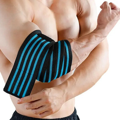 1 ΤΕΜ. 100cm Long Wrap Strap Strap Επίδεσμος Αναπνεύσιμος νάρθηκας Υποστήριξη Gym Fitness Sport Protecter Pad for Weightlifting Bench Press