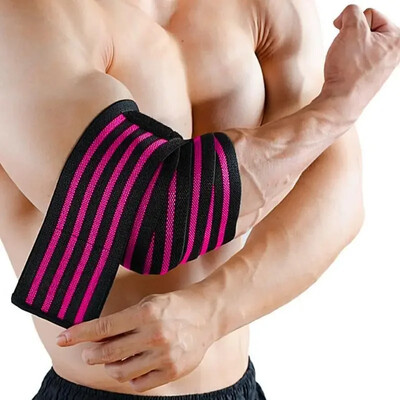 1 ΤΕΜ. 100cm Long Wrap Strap Strap Επίδεσμος Αναπνεύσιμος νάρθηκας Υποστήριξη Gym Fitness Sport Protecter Pad for Weightlifting Bench Press