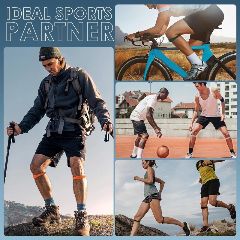 Силиконови наколенни ленти за сухожилие на патела Поддръжка на коленете Грижа за коленете Патела наколенка Фиксирана защита Гъвкава лента за спортна опора на коляното