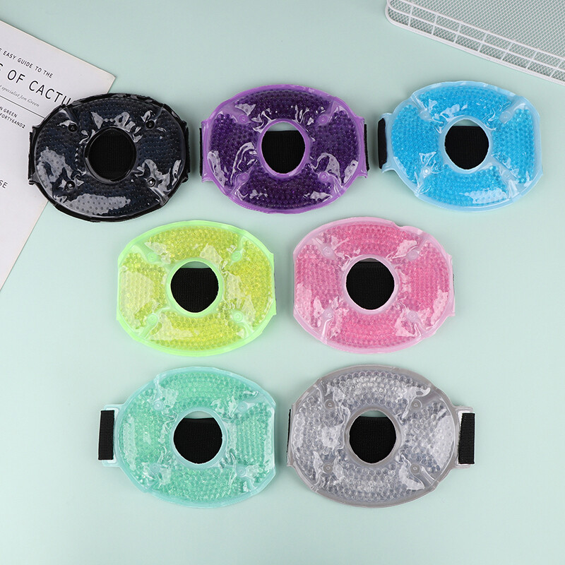 1PC Мек гел Леден компрес Каишка Студен и горещ компрес Коляни за многократна употреба Гел Ледена обвивка Протектори за прасеца на китката Протектори за глезена