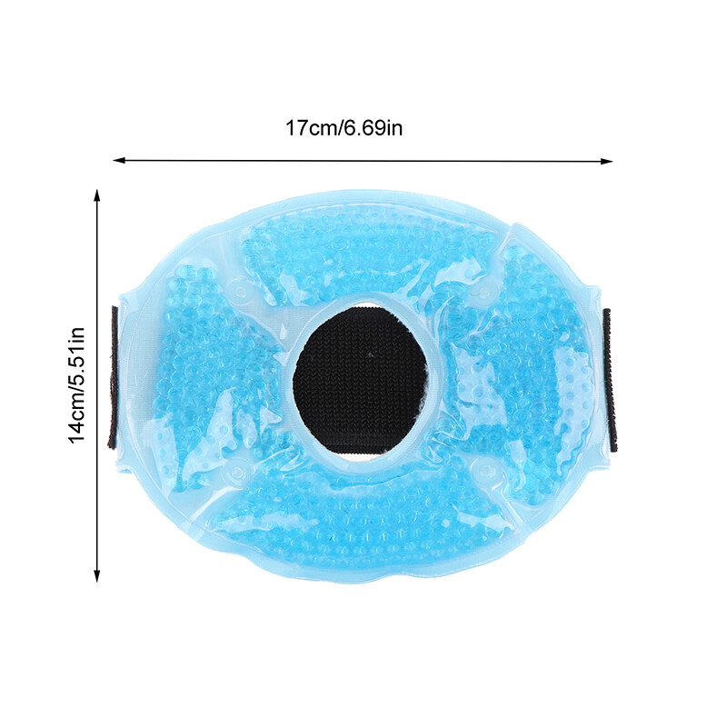 1PC Мек гел Леден компрес Каишка Студен и горещ компрес Коляни за многократна употреба Гел Ледена обвивка Протектори за прасеца на китката Протектори за глезена