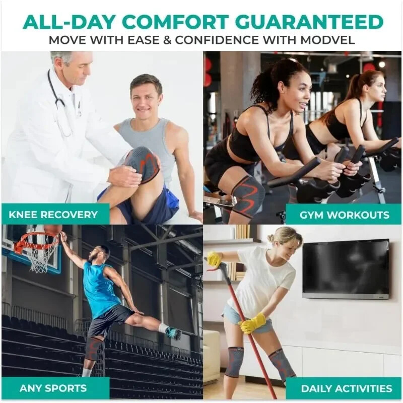 Коленни скоби за болки в коляното Ортези за компресиране на ръкави за болка Разкъсване на менискуса Артрит Облекчаване на болката Ръкави за коляно