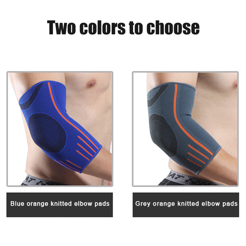 1 чифт компресионни ръкави за лакътна скоба, опора за тенис или голф лакти. Поддържащи ръкави ръкави за спортна защита и облекчаване на болката