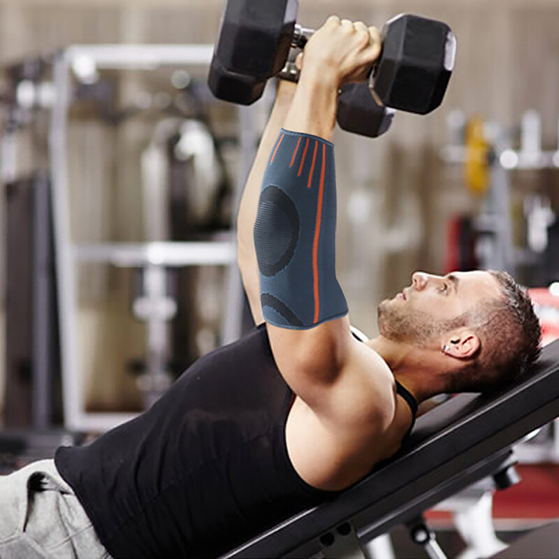 1 чифт компресионни ръкави за лакътна скоба, опора за тенис или голф лакти. Поддържащи ръкави ръкави за спортна защита и облекчаване на болката