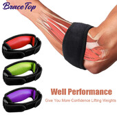 BraceTop 1PC Τένις αγκώνας για τενοντίτιδα, πόνο στο αντιβράχιο, υποστήριξη αγκώνα γκολφ, ιμάντα βραχίονα με μαξιλαράκι συμπίεσης για άνδρες γυναίκες