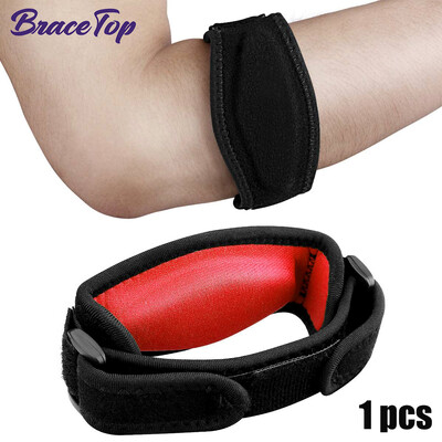 BraceTop 1PC Τένις αγκώνας για τενοντίτιδα, πόνο στο αντιβράχιο, υποστήριξη αγκώνα γκολφ, ιμάντα βραχίονα με μαξιλαράκι συμπίεσης για άνδρες γυναίκες
