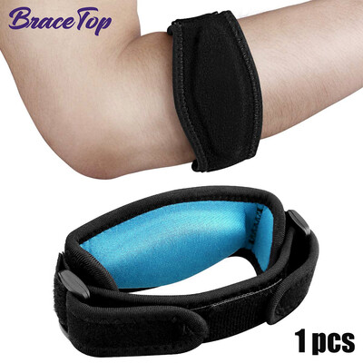 BraceTop 1PC Τένις αγκώνας για τενοντίτιδα, πόνο στο αντιβράχιο, υποστήριξη αγκώνα γκολφ, ιμάντα βραχίονα με μαξιλαράκι συμπίεσης για άνδρες γυναίκες