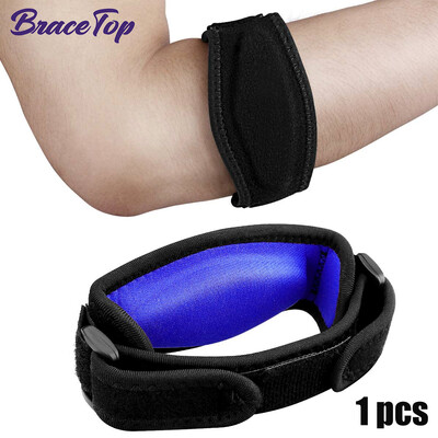 BraceTop 1PC Τένις αγκώνας για τενοντίτιδα, πόνο στο αντιβράχιο, υποστήριξη αγκώνα γκολφ, ιμάντα βραχίονα με μαξιλαράκι συμπίεσης για άνδρες γυναίκες