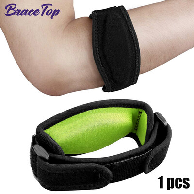 BraceTop 1PC Τένις αγκώνας για τενοντίτιδα, πόνο στο αντιβράχιο, υποστήριξη αγκώνα γκολφ, ιμάντα βραχίονα με μαξιλαράκι συμπίεσης για άνδρες γυναίκες