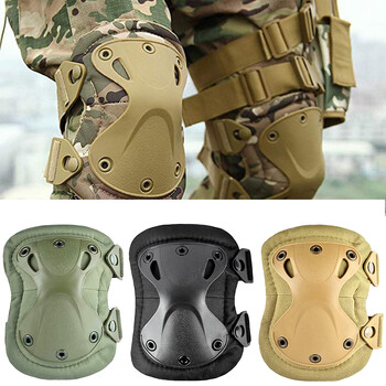 4 τμχ Tactical Knee Pad Ebow CS Military Protector Army Airsoft Outdoor Sports Hunting Kneepad Safety Gear Knee Protective Pads