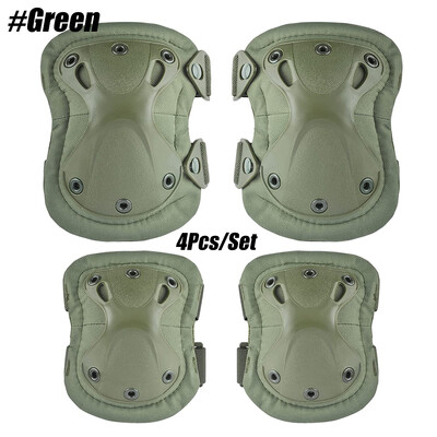 4 τμχ Tactical Knee Pad Ebow CS Military Protector Army Airsoft Outdoor Sports Hunting Kneepad Safety Gear Knee Protective Pads
