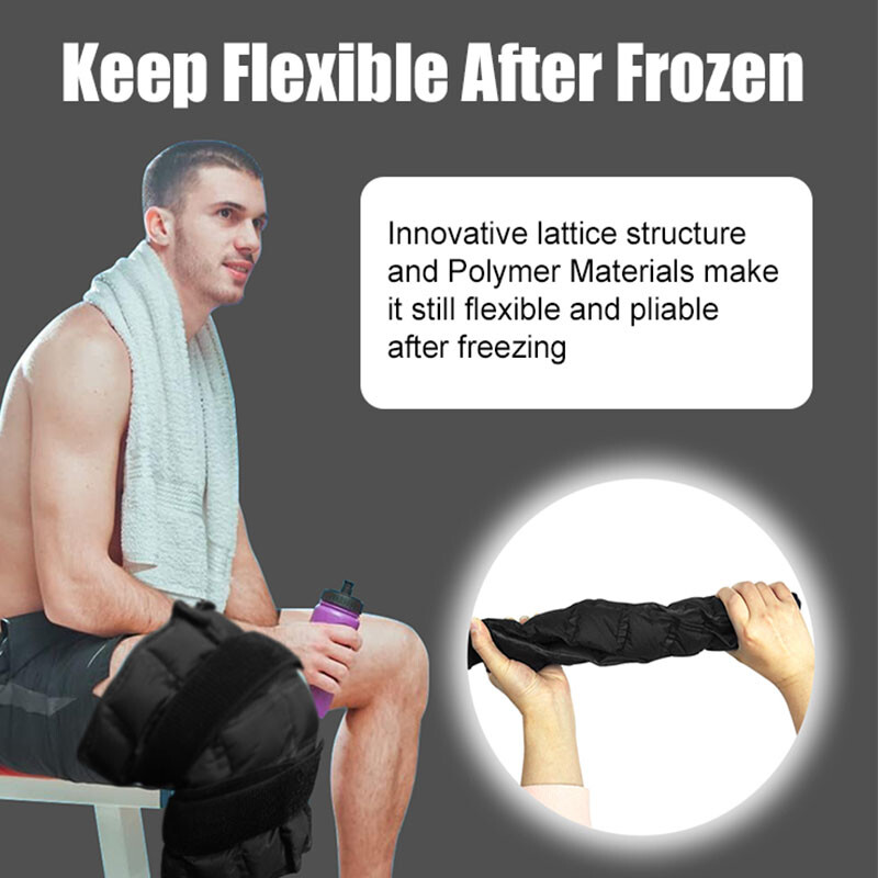 1 многоклетъчен черен самоабсорбиращ се многофункционален пакет с горещ компрес с лед Нагряващ пакет с лед физиотерапия за облекчаване на болката Наколенки